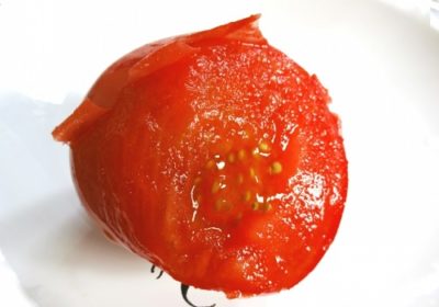 トマトの皮むきの方法